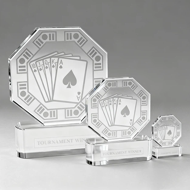 Crystal Poker Trophy best