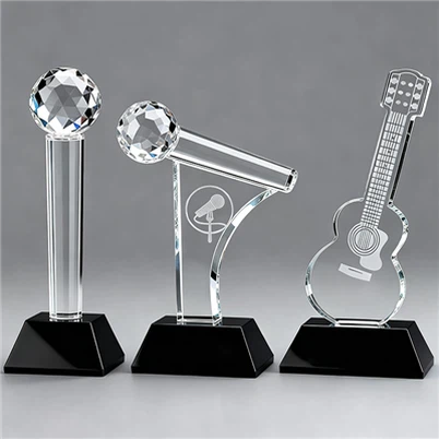 Kristal microfoon trofee
